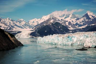 Photo illustrating <font size=1>Hubbard Glacier in Alaska