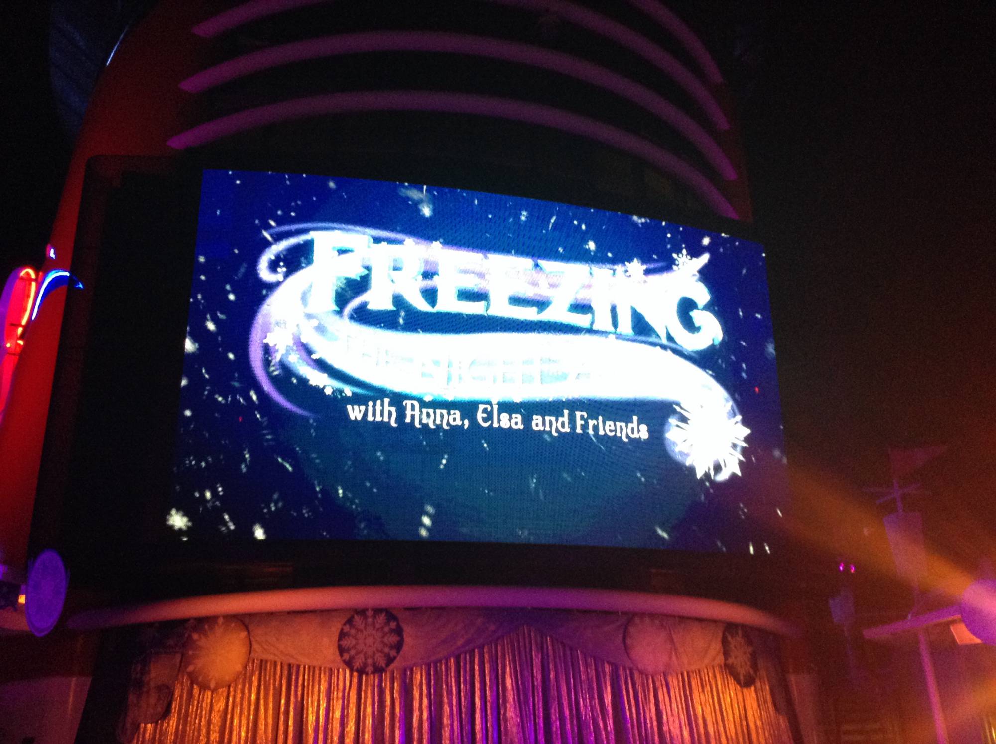 Enjoy the 'Freeze the night away' event on the Disney Wonder |PassPorter.com