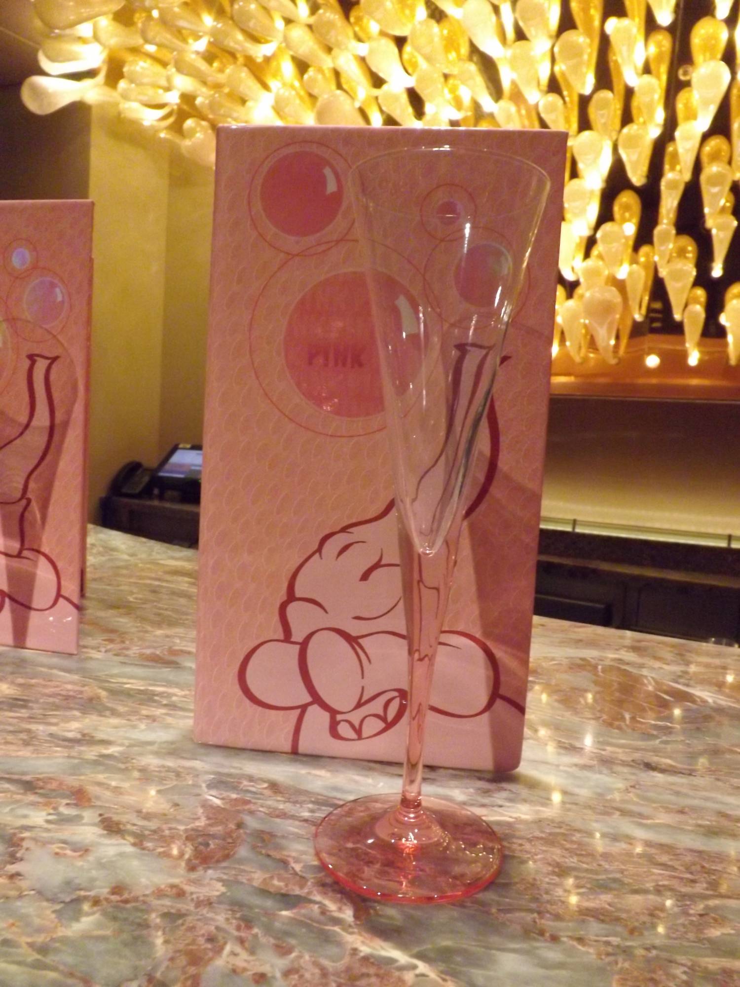 Relax and enjoy a bit of bubbly in 'Pink' onboard the Disney Dream |PassPorter.com